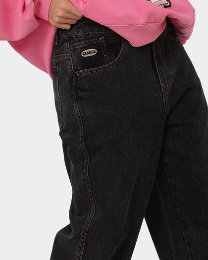 X-Large Bull Denim 91 Pants Washed Black