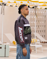 Loiter Racer Motor Jacket Charcoal