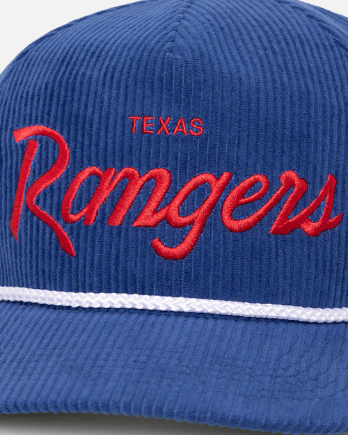 47 Brand Texas Rangers 'MLB Opening Day' Corduroy Crossrope Hitch Snapback Royal