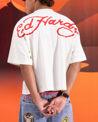 Ed Hardy Devil T-Shirt Off White