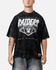 New Era Las Vegas Raiders Boxy Essentials T-Shirt Washed Black