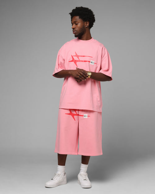 Loiter Hybrid Premium T-Shirt Pink