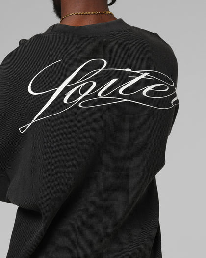 Loiter Purity Thermal Long Sleeve T-Shirt Black