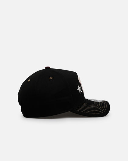 New Era Texas Rangers 'Ivory Stars Outlaws' 9FORTY A-Frame Snapback Black/Maroon