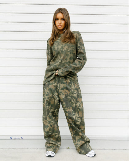 American Thrift Long Sleeve Thermal T-Shirt Camo