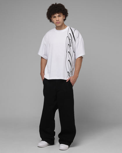 Loiter Script T-Shirt White