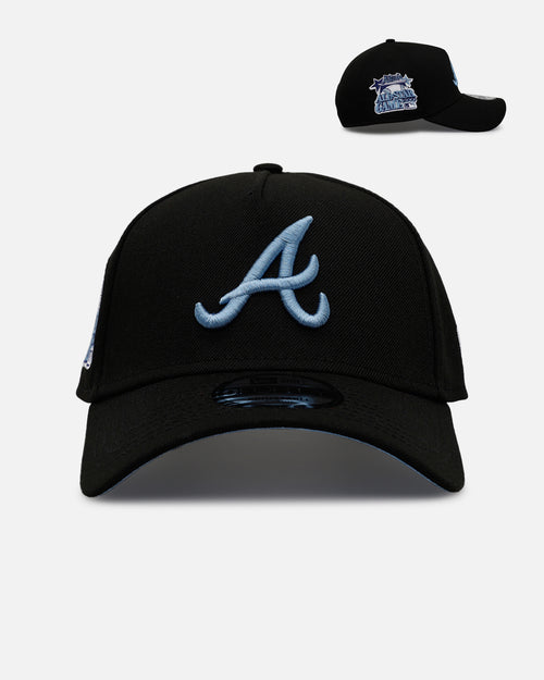 New Era Atlanta Braves 'Black And Sky Blue' 9FORTY A-Frame Snapback Black/Sky Blue
