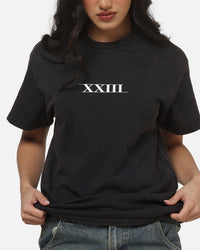XXIII Rose T-Shirt Black/White