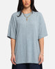 XXIII Rib Knit T-Shirt Blue Marle