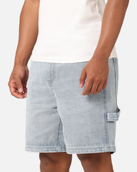 Carre C-Star Denim Shorts Light Wash Blue