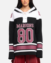 Queensland Rugby League Queensland Maroons Panel Hoodie Black