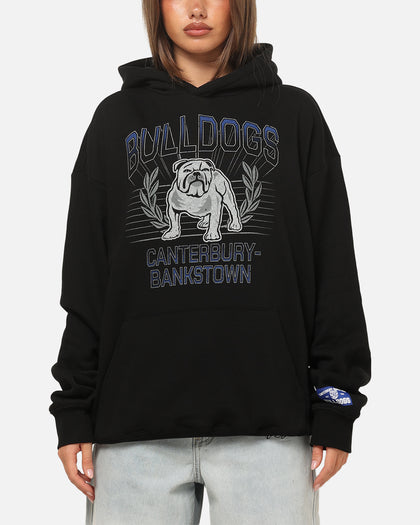 Bleacher Athletic Canterbury-Bankstown Bulldogs NRL Adult Club Wreath Hoodie Black