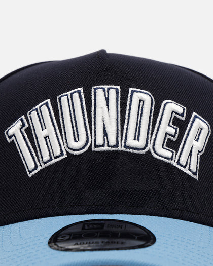 New Era Oklahoma City Thunder 'Ocean' 9FORTY A-Frame Snapback Navy/Sky Blue