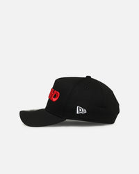 New Era Kansas City Chiefs 'Upside Down Logo' 9FORTY A-Frame Snapback Black