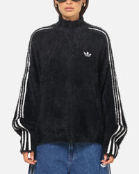 Adidas Faux Mohair Classic Track Top Black/Off White