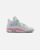 Jordan Kids' Air Jordan 4 Retro (GS) White/Medium Soft Pink