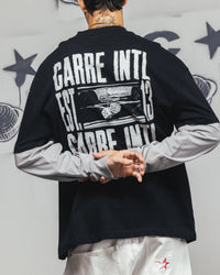 Carre Rear Vision Long Sleeve T-Shirt Black/White