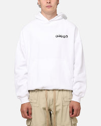 Carre Break Hoodie White