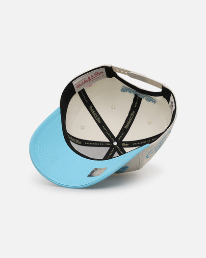 Mitchell & Ness San Francisco 49ers 'Sky Blue' Pro Crown Snapback White Cream/Blue