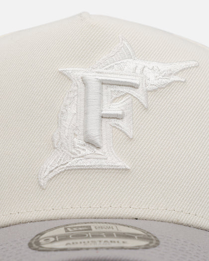 New Era Florida Marlins 'Too Clean' 9FORTY A-Frame Snapback Chrome