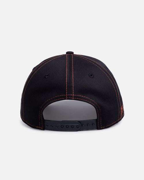 New Era Los Angeles Lakers 'Spider Web' 9FORTY A-Frame Snapback Black/Orange