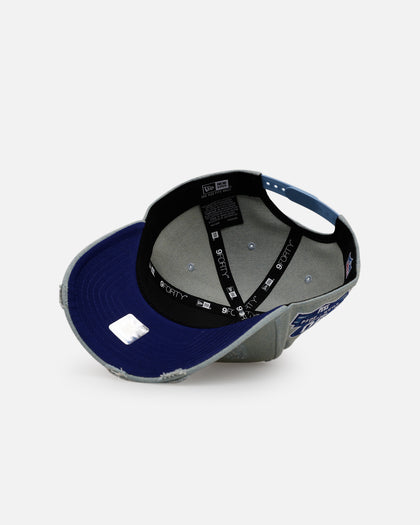 New Era New York Giants 'Distressed Denim' 9FORTY A-Frame Snapback Light Wash Denim