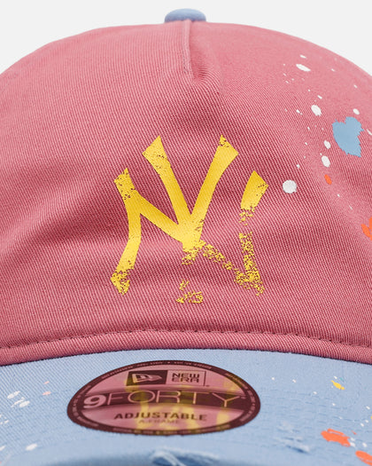 New Era New York Yankees 'Seasoned' 9FORTY A-Frame Strapback Pink/Blue