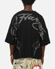 Ed Hardy Cyber Rhinestone T-Shirt Black
