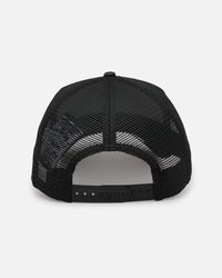 New Era Florida Marlins 'Camo' 9FORTY A-Frame Trucker Snapback Black