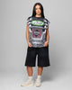 Loiter Motorsport Muscle T-Shirt Grey/Multi-Coloured