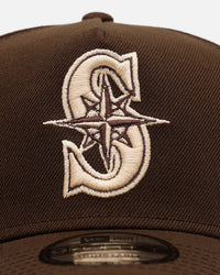 New Era Seattle Mariners 'Stay Classy' 9FORTY A-Frame Snapback Walnut