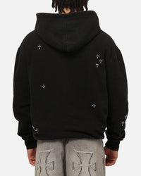 Saint Morta Credo Zip Hoodie Black Wash