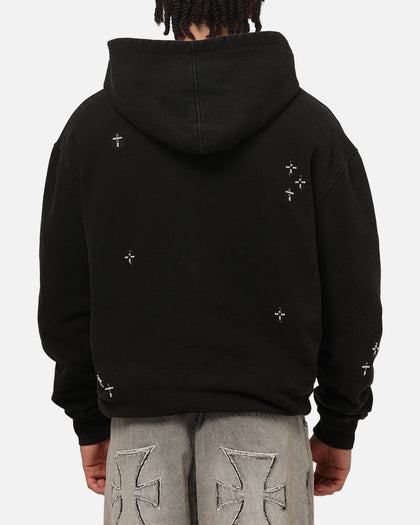 Saint Morta Credo Zip Hoodie Black Wash