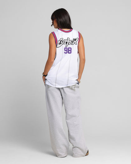 Loiter Midway Jersey White/Purple