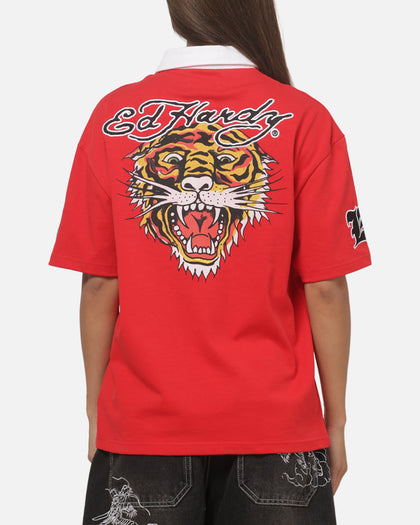 Loiter Hardy League Polo T-Shirt Red