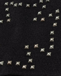 Saint Morta Marked Skully Beanie Off Black