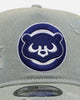 New Era Chicago Cubs 'Distressed Denim' 9FORTY A-Frame Snapback Light Wash Denim
