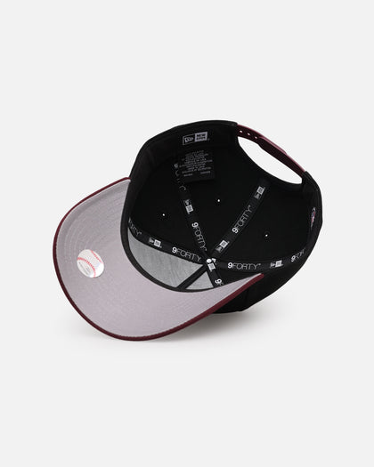 New Era New York Mets 'Burgundy Hearts' 9FORTY A-Frame Snapback Black/Maroon