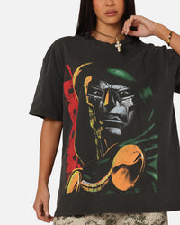 73Studio Marvel Fantastic Four Doctor Doom Heavy T-Shirt Black Wash