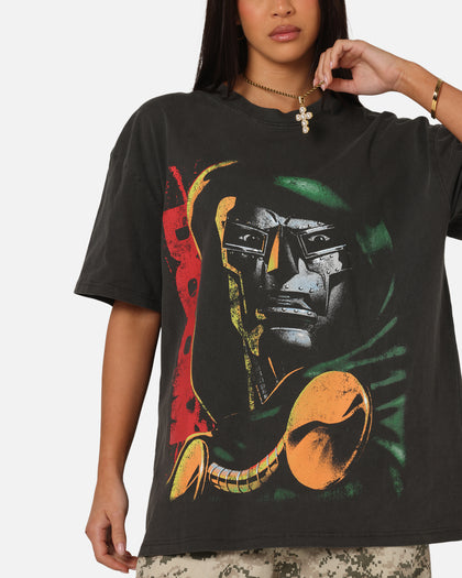 73Studio Marvel Fantastic Four Doctor Doom Heavy T-Shirt Black Wash
