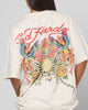 Ed Hardy Bloom T-Shirt Off White