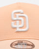 New Era San Diego Padres 'Peaches' 9FORTY A-Frame Snapback Peach