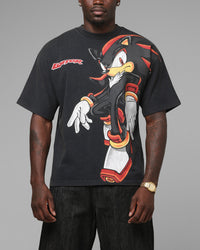Loiter x Sonic The Hedgehog Shadow Vintage T-Shirt Black