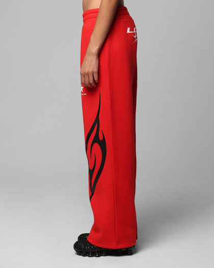 Loiter Cyber Sweat Pants Red