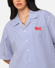 Carre Dice Club Button Up Shirt Pinstripe