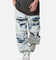 MNML Baggy Skater Cargo Denim Jeans Blue