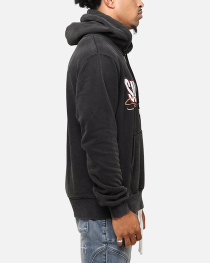 Saint Morta Studios Boxy Hoodie Vintage Black