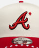New Era Atlanta Braves 'Royal Flush' 9FORTY A-Frame Snapback White/Red