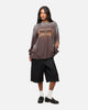 Pantera Pantera Vintage Long Sleeve T-Shirt Dark Brown