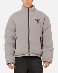 Mitchell & Ness Las Vegas Raiders Reversible Puffer Jacket Black